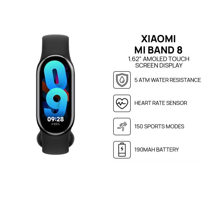 Buy Xiaomi MI Smart Band 8 Watch online in uae